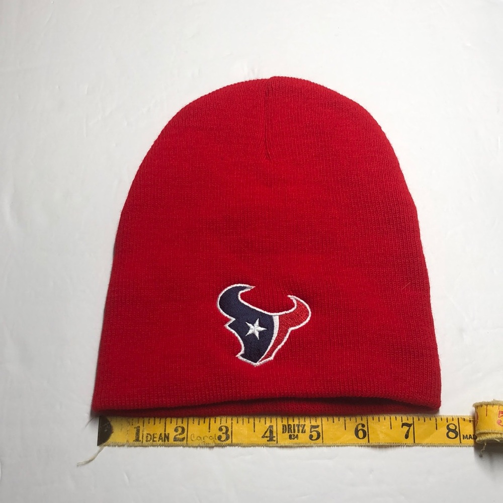 NWOT NFL Houston Texans red beanie hat - Picture 4 of 5